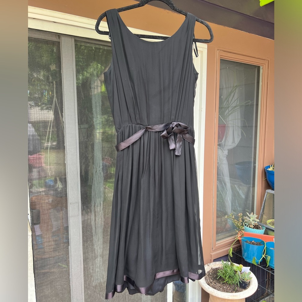 Vintage LBD with ribbon trim